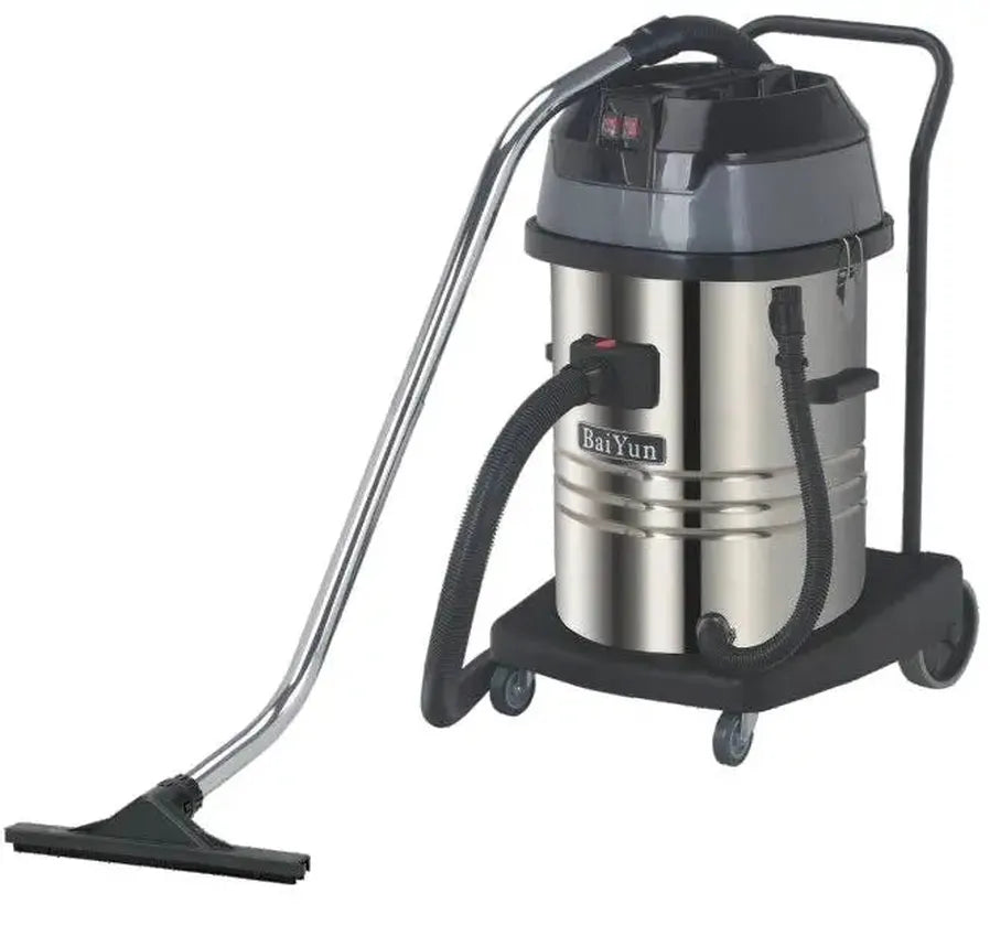 HKM-234515 80L Blue Industrial Vacuum Cleaner for Dry and Wet Cleaning - 3000W High Power Performance