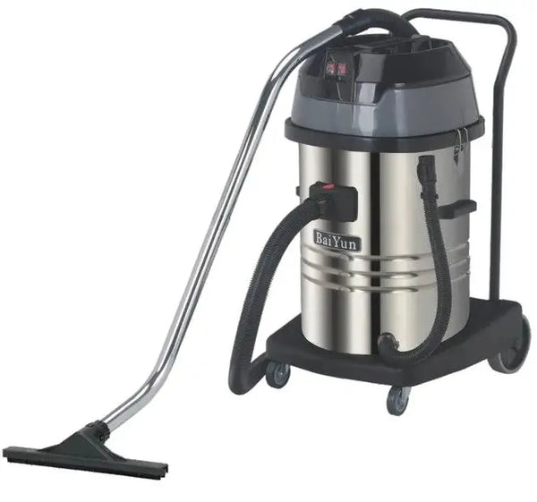 HKM-234515 80L Blue Industrial Vacuum Cleaner for Dry and Wet Cleaning - 3000W High Power Performance
