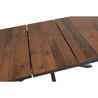 HKM-234643 Extendable Wooden Dining Table – Modern Design, 160-200 cm, Metal Base