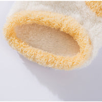 HKM-2347581 Cozy Two-Legged Fleece Coat for Small Dogs and Cats with Koala Patch