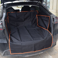 HKM-2347837 Large Dog Car Mat for Rear Seat and Trunk - Soft Cloth Cushion for Pet Travel