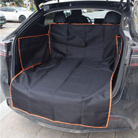 HKM-2347837 Large Dog Car Mat for Rear Seat and Trunk - Soft Cloth Cushion for Pet Travel