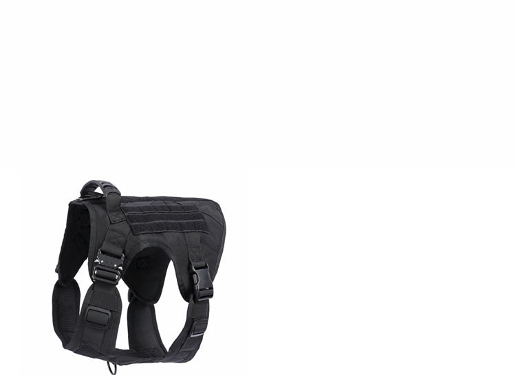 HKM-2348093 1000D Nylon Waterproof Outdoor Dog Suspender Suit in Black, Khaki, Army Color, and CP, Sizes M, L, XL