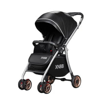 HKM-234963 Foldable Travel Stroller with Bidirectional Push and Adjustable Recline for Infants and Toddlers