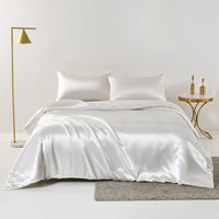 HKM-235091 Satin Silk-like Bedding Set, Four Pieces, 2.0m, Available in Multiple Colors