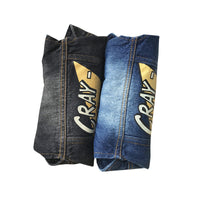 HKM-2351165 Denim Vest for Small Pets - Casual Style Clothing for Puppies and Kittens, Available in Multiple Sizes