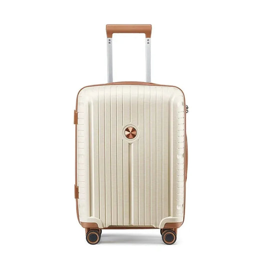 HKM-235155 Customisable Large Capacity Travel Luggage Suitcase with Silent Wheels and TSA Lock - 20/24/28 Inch Options