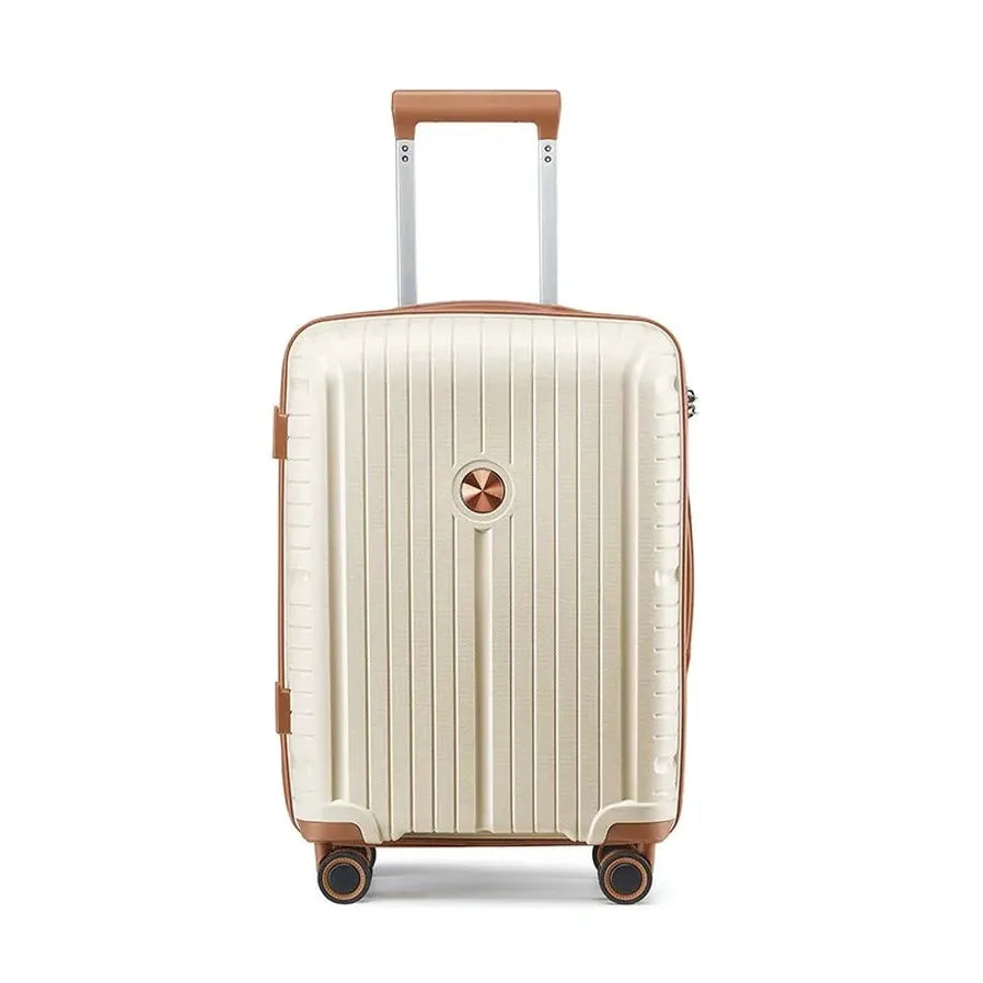 HKM-235155 Customisable Large Capacity Travel Luggage Suitcase with Silent Wheels and TSA Lock - 20/24/28 Inch Options
