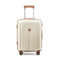 HKM-235155 Customisable Large Capacity Travel Luggage Suitcase with Silent Wheels and TSA Lock - 20/24/28 Inch Options