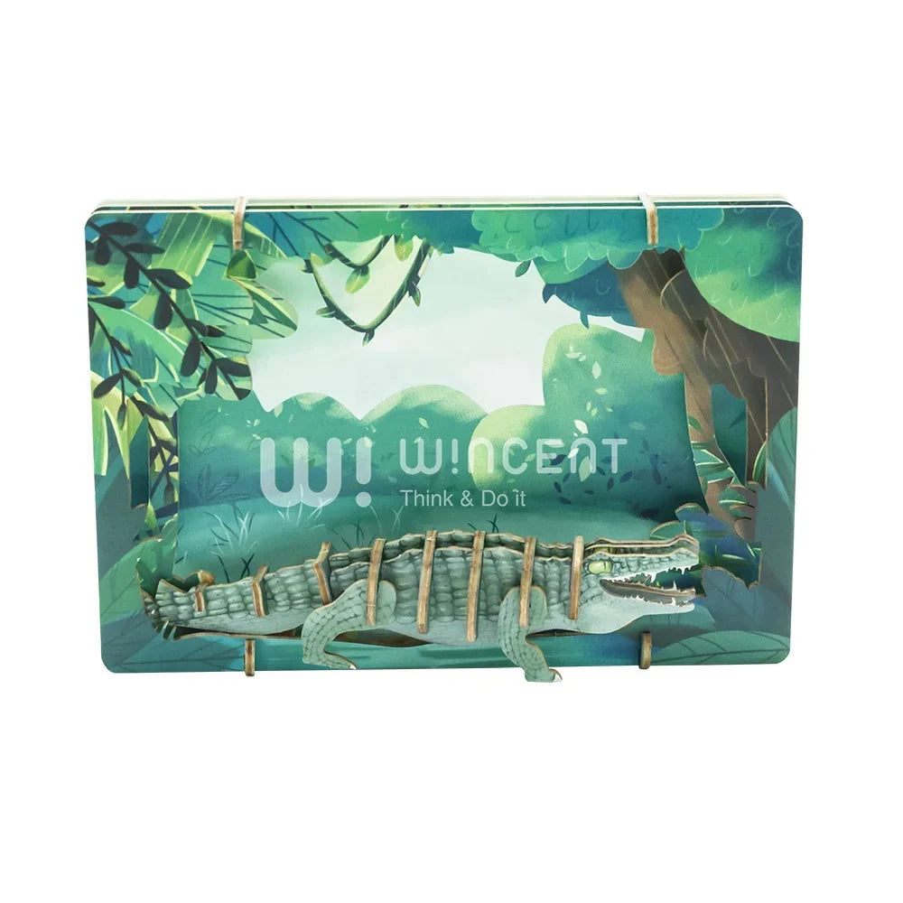 HKM-235219 Eco-Friendly Unique 3D Wooden Puzzle for Kids - Engaging Educational Toy