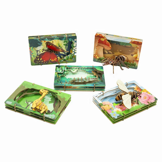 HKM-235219 Eco-Friendly Unique 3D Wooden Puzzle for Kids - Engaging Educational Toy