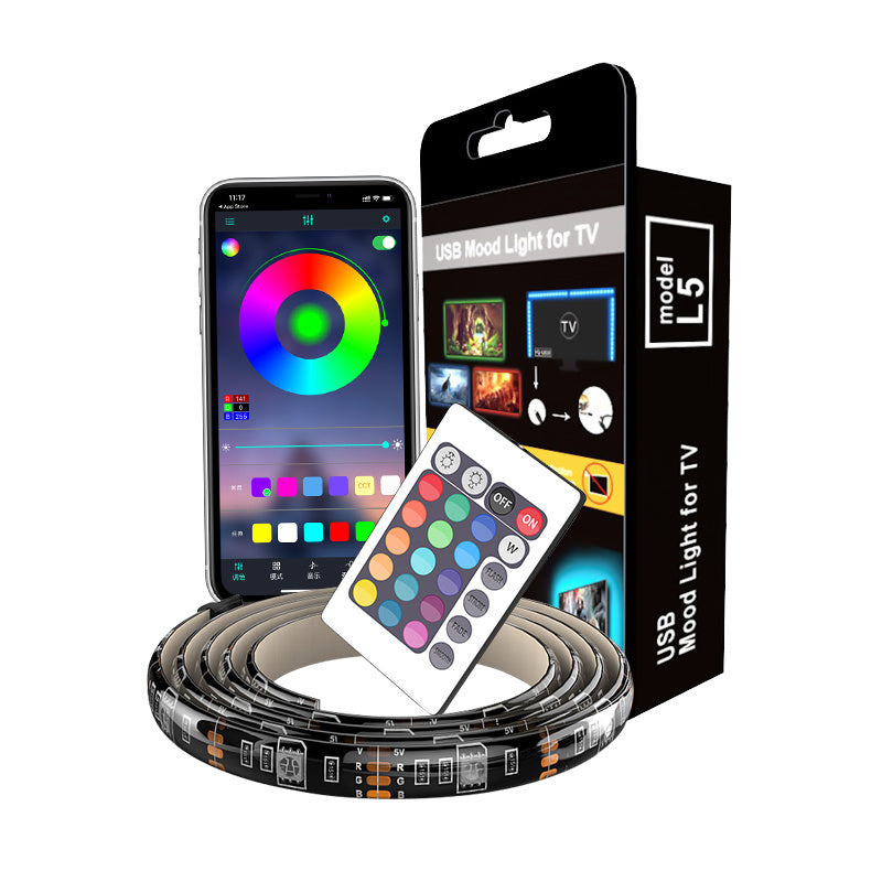 HKM-235283 Color-Changing USB Soft Light Strip with Mobile App Control