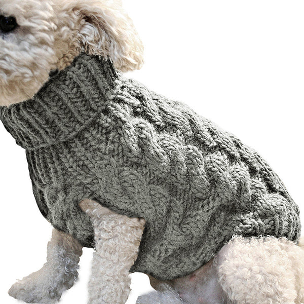 HKM-2352957 Winter Warm Acrylic Dog Sweater for Pets in Various Colors and Sizes