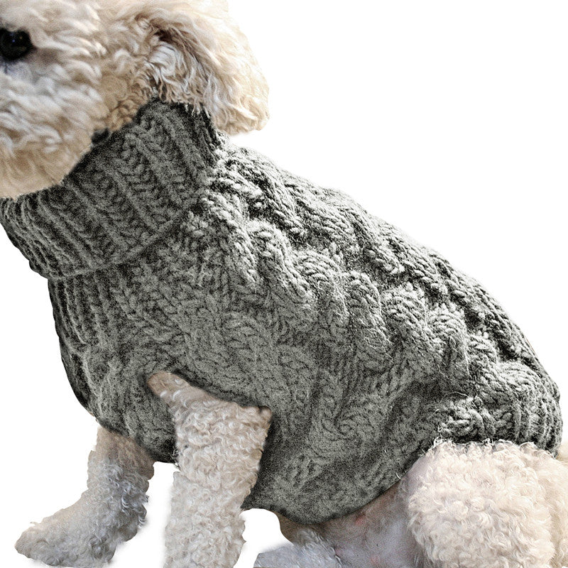 HKM-2352957 Winter Warm Acrylic Dog Sweater for Pets in Various Colors and Sizes