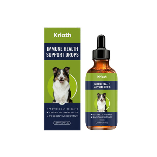HKM-2354621 Dog Immune Health Support Drops with Olive Leaf, Echinacea, Cranberry & Oregano Extracts