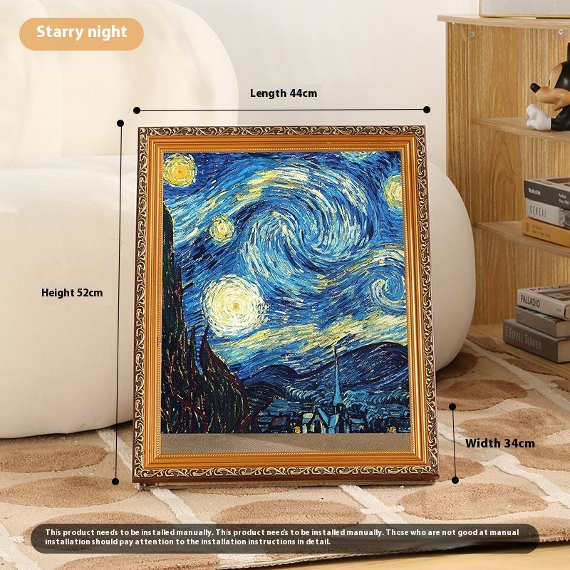 HKM-2354749 Retro Cat Scratch Board Toy with Unique Vintage Photo Frame Designs