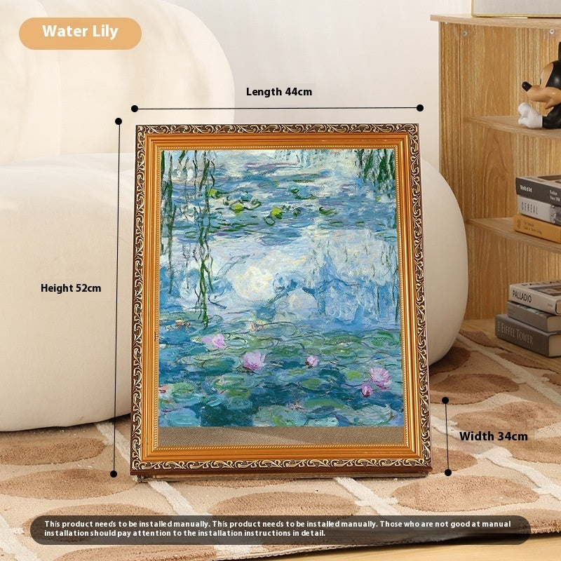 HKM-2354749 Retro Cat Scratch Board Toy with Unique Vintage Photo Frame Designs