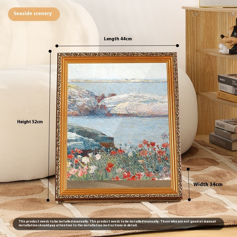 HKM-2354749 Retro Cat Scratch Board Toy with Unique Vintage Photo Frame Designs