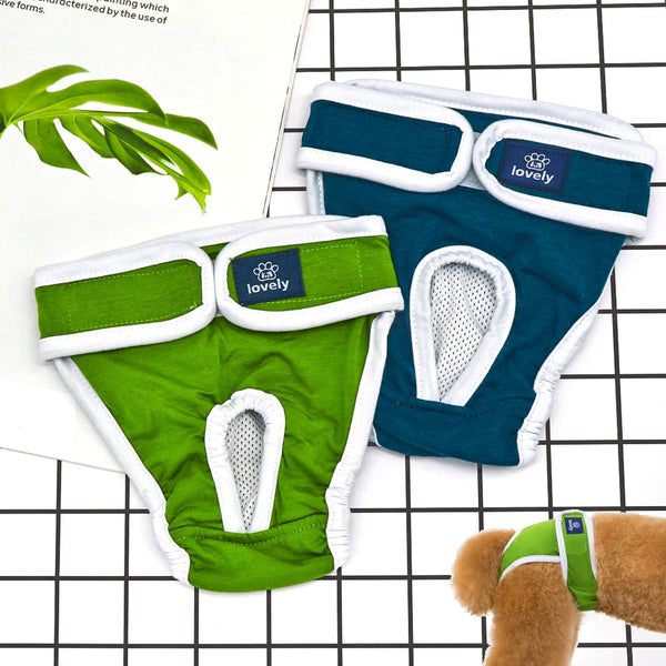 HKM-2355133 Pet Physiological Pants for Menstrual Care - Soft Cotton, Moisture-Wicking, Various Sizes Available
