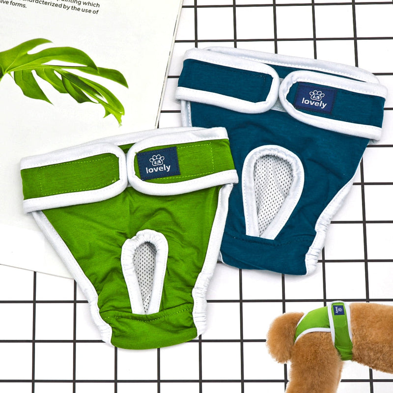 HKM-2355133 Pet Physiological Pants for Menstrual Care - Soft Cotton, Moisture-Wicking, Various Sizes Available