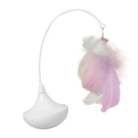 HKM-2355389 Automatic Water Drop Tumbler with Rotating Cat Stick and Sound Attraction