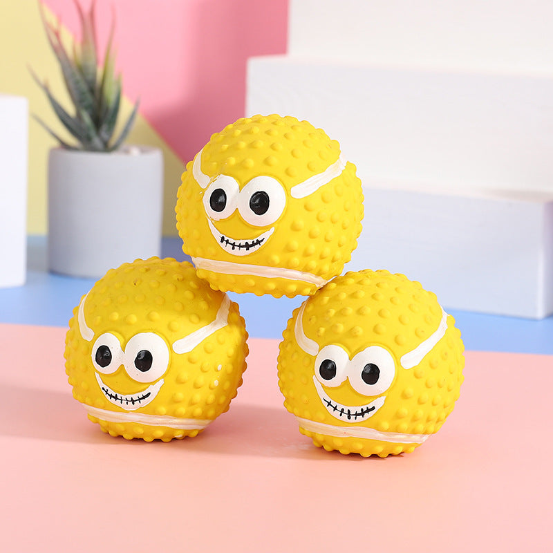 HKM-235539 Teeth Cleaning Pet Latex Ball Sounding Dog Toy