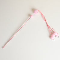 HKM-2356029 Tassel Cat Wand Toy for Playful Feline Fun and Engagement