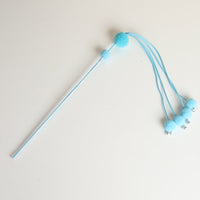 HKM-2356029 Tassel Cat Wand Toy for Playful Feline Fun and Engagement