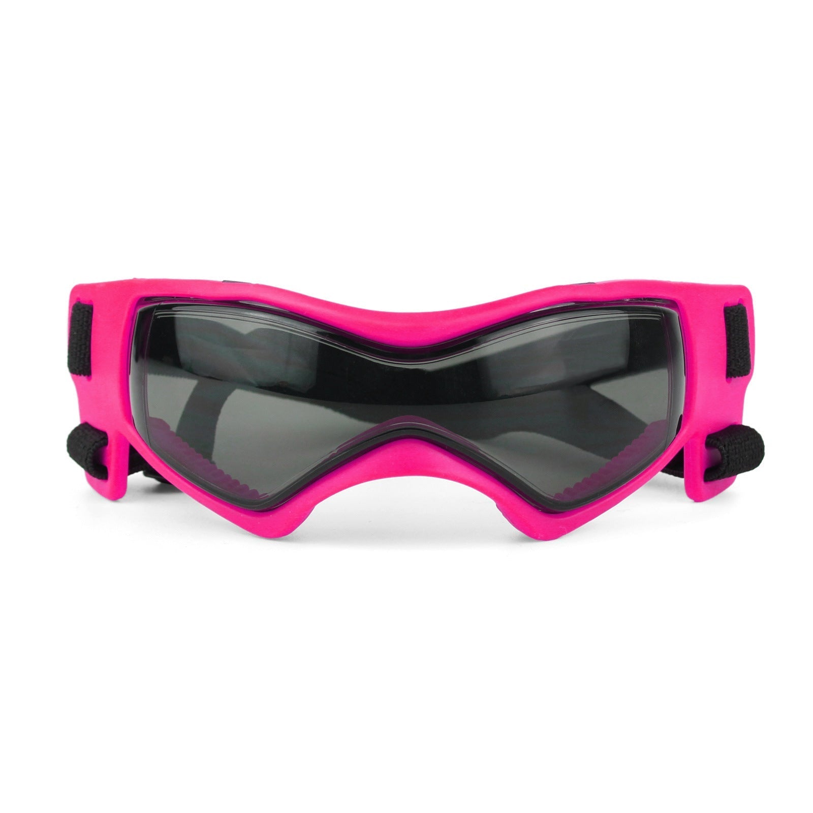 HKM-2356157 UV Protective Goggles for Pets - Adjustable Windproof and Sunproof Eyewear in Red, Black, and Pink