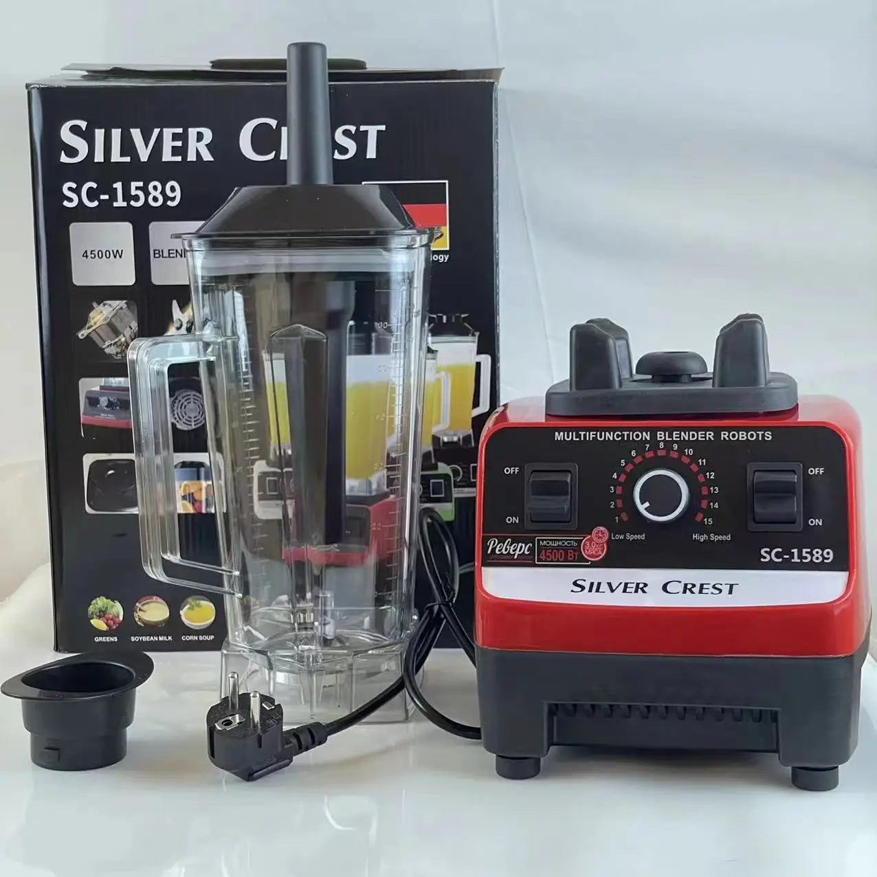 HKM-235667 Multifunctional 4500W 2-in-1 Fresh Juicer and Blender Mixer