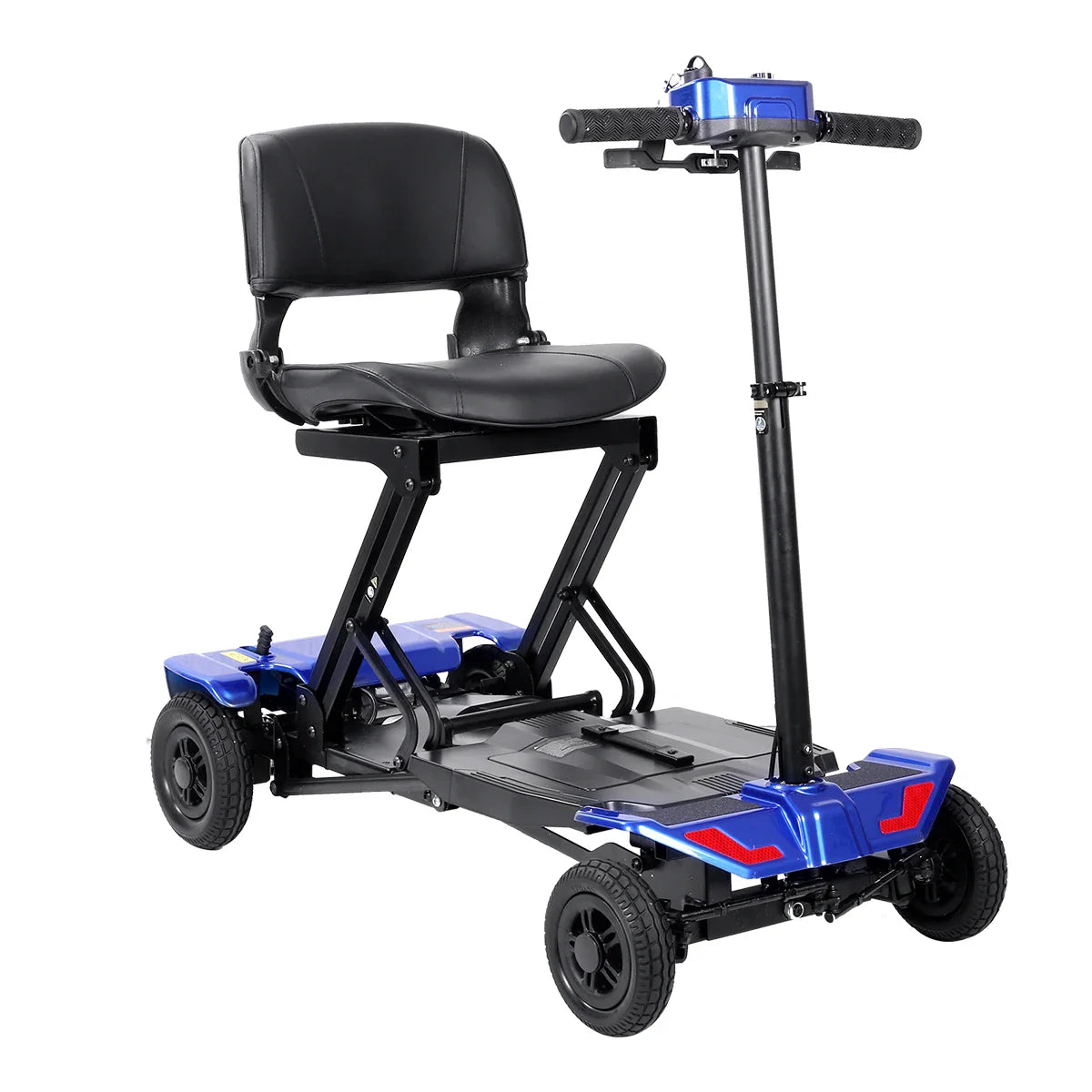 HKM-235795 Lightweight 4-Wheel Travel Electric Scooter with Foldable Design and 18km Range