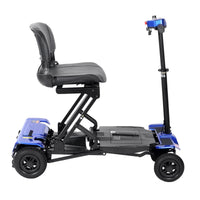 HKM-235795 Lightweight 4-Wheel Travel Electric Scooter with Foldable Design and 18km Range