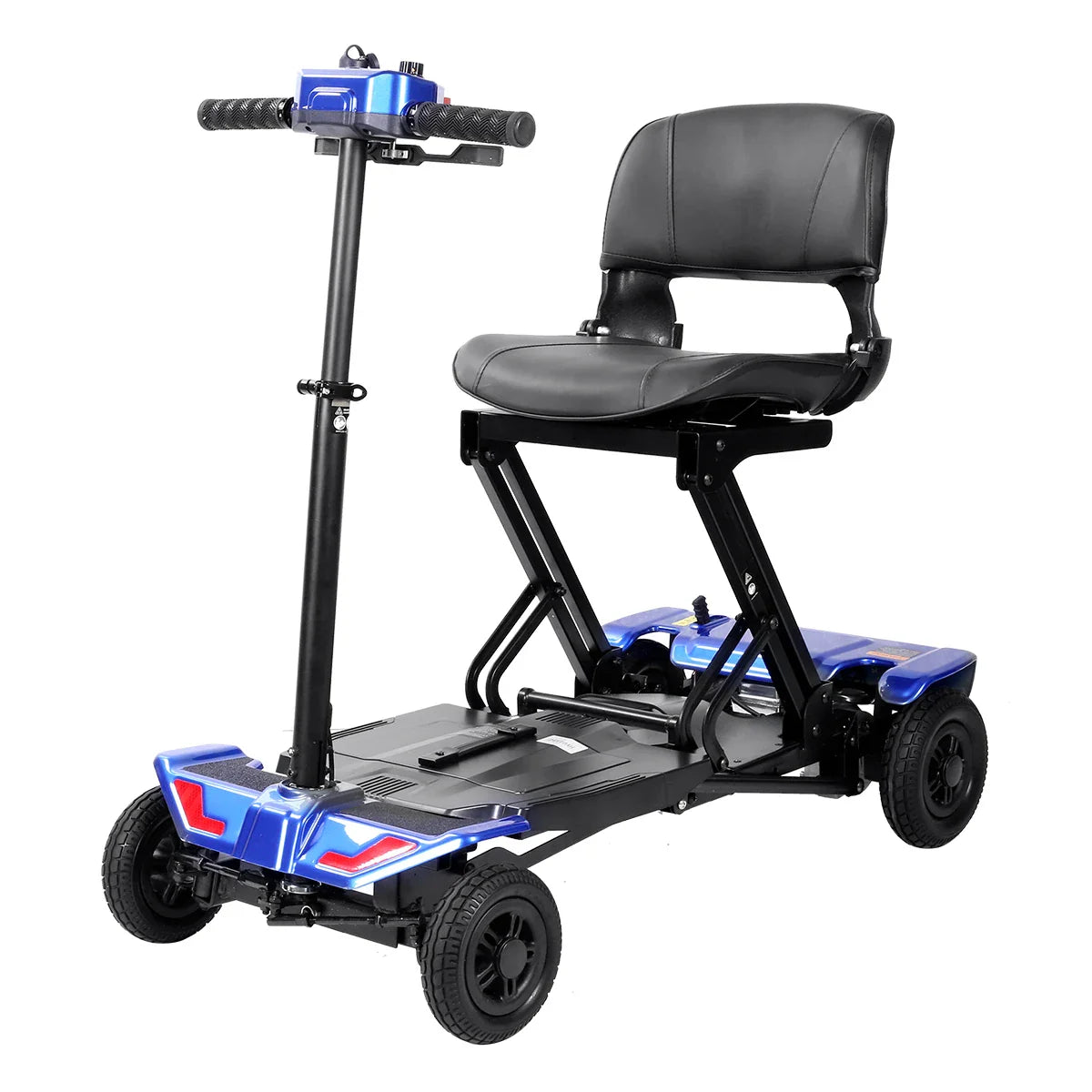HKM-235795 Lightweight 4-Wheel Travel Electric Scooter with Foldable Design and 18km Range