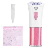HKM-235987 Cordless Women's Epilator with LED Light and 9 Tweezers for Body and Facial Hair Removal
