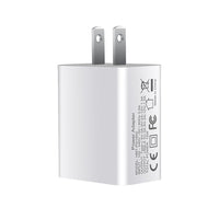 HKM-235987 FDGAO 18W PD Fast Charging Plug with Dual USB Typ-C Ports for Apple 12 Mobile Phones