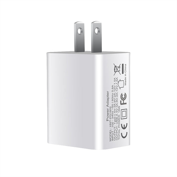 HKM-235987 FDGAO 18W PD Fast Charging Plug with Dual USB Typ-C Ports for Apple 12 Mobile Phones