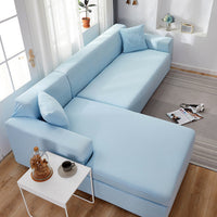HKM-235987 Solid Color Stretch Sofa Cover for Dust Protection and Slip Resistance