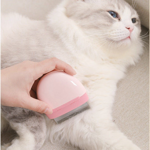 HKM-2360125 Dual-Sided Pet Hair Comb in Various Colors for Effortless Grooming