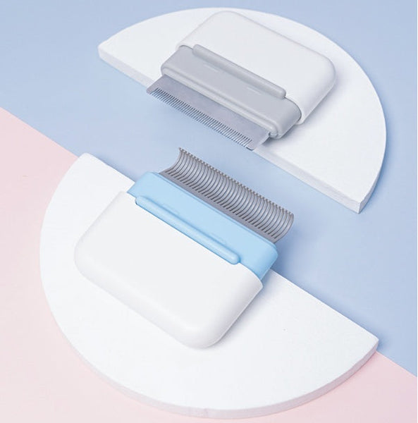 HKM-2360125 Dual-Sided Pet Hair Comb in Various Colors for Effortless Grooming