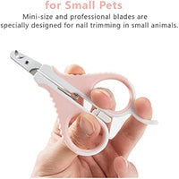 HKM-2361789 Cat Nail Clippers with Safety Guard and Sharp Angled Blade for Kittens, Small Dogs, Birds, Rabbits, and Ferrets