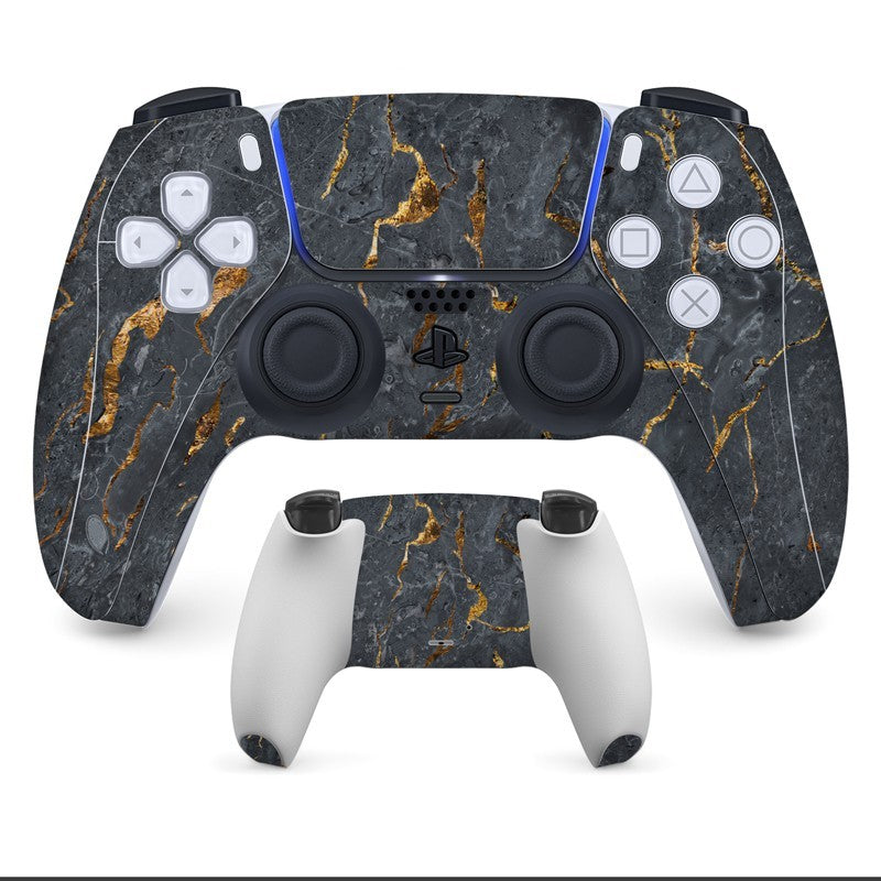 HKM-236243 Protective Anti-scratch Handle Stickers for PS5 Controllers - Eco-friendly PVC, Wear-resistant, Micro-frosted Finish
