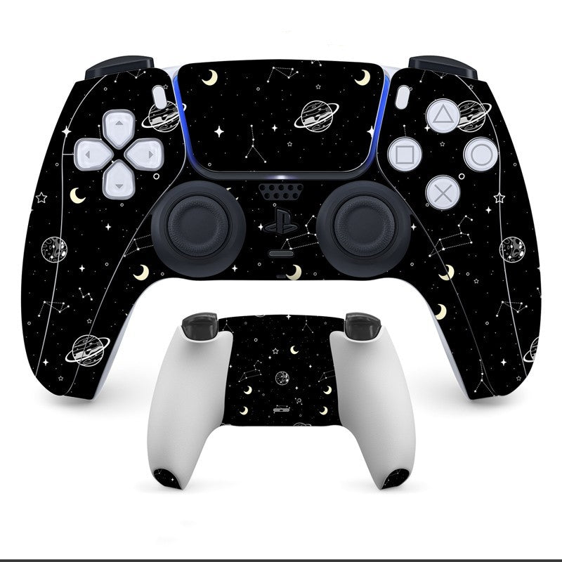 HKM-236243 Protective Anti-scratch Handle Stickers for PS5 Controllers - Eco-friendly PVC, Wear-resistant, Micro-frosted Finish