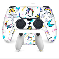 HKM-236243 Protective Anti-scratch Handle Stickers for PS5 Controllers - Eco-friendly PVC, Wear-resistant, Micro-frosted Finish