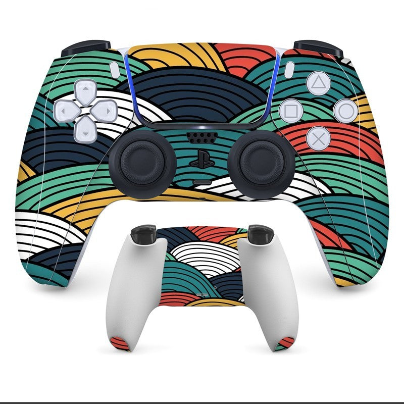 HKM-236243 Protective Anti-scratch Handle Stickers for PS5 Controllers - Eco-friendly PVC, Wear-resistant, Micro-frosted Finish