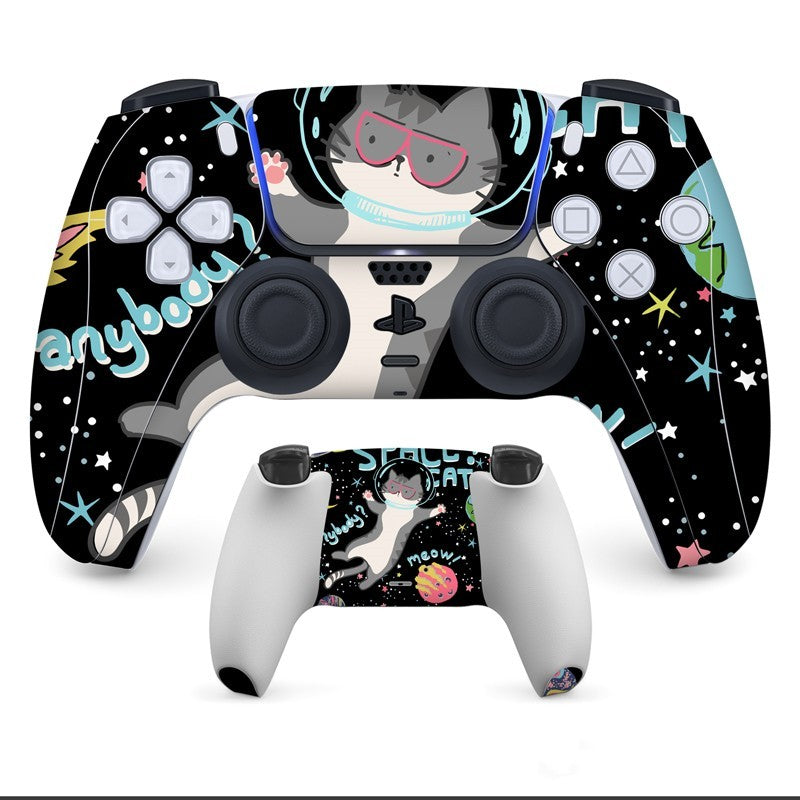 HKM-236243 Protective Anti-scratch Handle Stickers for PS5 Controllers - Eco-friendly PVC, Wear-resistant, Micro-frosted Finish