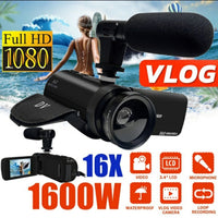 HKM-236307 16MP HD Digital Camera with 2.4-Inch Screen and Optional Accessories