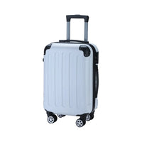 HKM-236307 3-Piece Soft Luggage Set with Tote Bag and Zipper Pouch for Travel