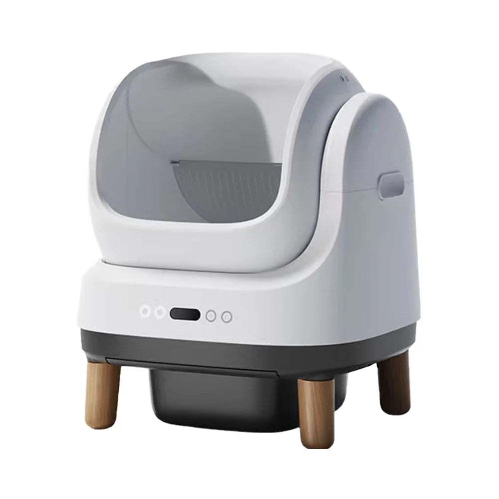 HKM-236371 Automatic Self-Cleaning Cat Litter Box with 60L Capacity and Deodorizing Features