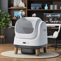 HKM-236371 Automatic Self-Cleaning Cat Litter Box with 60L Capacity and Deodorizing Features