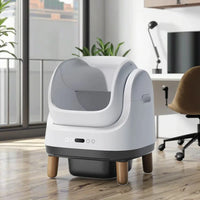 HKM-236371 Automatic Self-Cleaning Cat Litter Box with 60L Capacity and Deodorizing Features